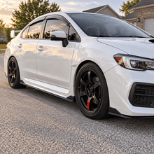 NINTE Side Rocker Panel Body Kit Fit for Subaru WRX STI 4-Door 2015-2021 Black ST Style Left and Right Pair - NINTE