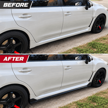 NINTE Side Rocker Panel Body Kit Fit for Subaru WRX STI 4-Door 2015-2021 Black ST Style Left and Right Pair - NINTE