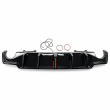 NINTE Rear Bumper Diffuser Kit Fit for Lexus IS250 IS350 2006-2013 Gloss Black LED JDM Style - NINTE