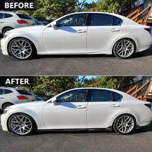 Laden Sie das Bild in den Galerie-Viewer, NINTE Side Rocker Panel Splitter Kit Fit for Lexus IS250 IS350 2006-2013 Painted Gloss Black 78.7-Inch 6-Piece Without Logo