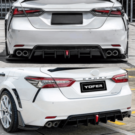 NINTE Yofer V2 Rear Diffuser+Corner Extension For 2018 - 24 Toyota Camry SE XSE - NINTE