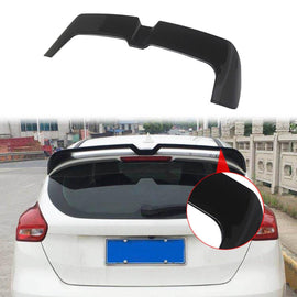 NINTE For 2012 - 2018 Ford Focus SE/SEL/Titanium Hatchback Roof Spoiler Gloss Black Rear Window Roof Spoiler Wing ABS - NINTE