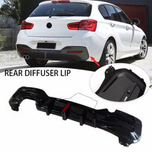 画像をギャラリービューアに読み込む, NINTE For 2015-2019 BMW F20 F21 M Sport Rear Lip Rear Bumper Diffuser Lip Gloss Black