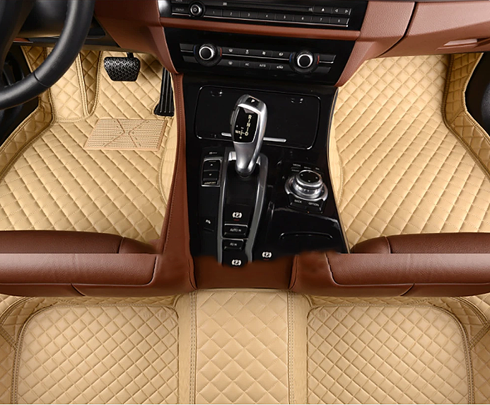 NINTE Ford Focus 2015-2018 Custom 3D Covered Leather Carpet Floor Mats - NINTE