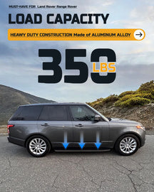 NINTE Side Steps Running Boards Guard Fit For Range Rover Sport L494 L405 2013-2021 Sport Style Black Pair - NINTE