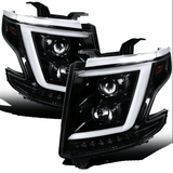 NINTE Headlight For 2015-2020 Tahoe Suburban Pickup LED DRL