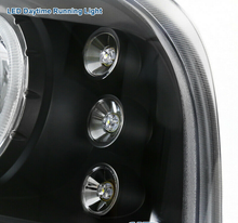 Cargar imagen en el visor de la galería, For 99-04 F250 F350 F450 Super Duty Black LED Halo Projector Headlights Lamps - NINTE
