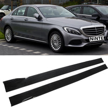 Charger l&#39;image dans la galerie, NINTE Side Skirts 2.2M/86.6 Inch Universal Fit PP Carbon Look Rocker Panel Extension Lip Splitters