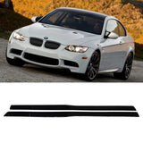 NINTE For 2013-2018 Side Skirts Fits BMW M3 F80 M4 F82  Rocker Panel Side Extension Lip Splitter