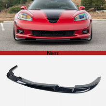 Laden Sie das Bild in den Galerie-Viewer, NINTE ZR1 Style Front Lip 3pcs For 2005-2013 Corvette C6 Widebody