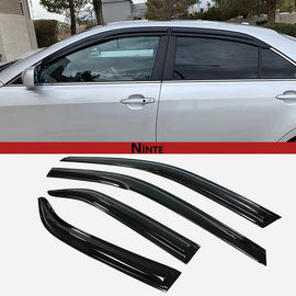 NINTE 3D MUGEN Wavy Style Window Visor Rain Guard For 2006 - 2011 Toyota Camry LE SE - NINTE