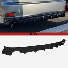 Cargar imagen en el visor de la galería, NINTE Rear Diffuser For 2006 - 2013 Lexus IS IS250 IS350 4DR Rear Bumper Lip - NINTE