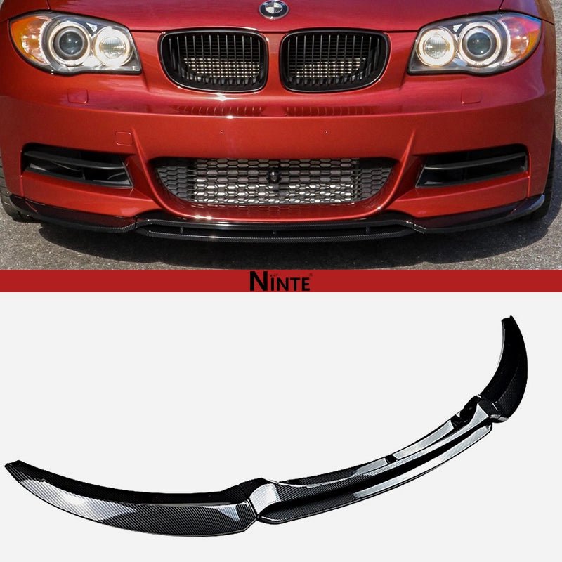 NINTE Front Bumper Lip Splitter For 2008 - 2013 BMW 1 Series E82 E88 135i 128i - NINTE