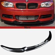 Laden Sie das Bild in den Galerie-Viewer, NINTE Front Bumper Lip Splitter For 2008 - 2013 BMW 1 Series E82 E88 135i 128i - NINTE