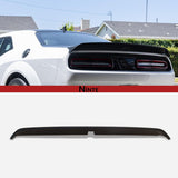 NINTE For 2008-2023 Dodge Challenger Rear Spoiler W/Camera Cover ABS