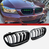 NINTE Front Kidney Grill Dual Slats For 2009-2011 LCI BMW E90 E91