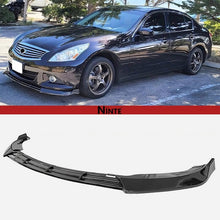 Charger l&#39;image dans la galerie, NINTE Front Bumper For 2010 - 2013 Infiniti G37 Sedan 3 Pcs Front Lip Splitter Air Chin - NINTE