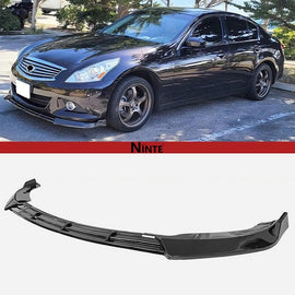 NINTE Front Bumper For 2010 - 2013 Infiniti G37 Sedan 3 Pcs Front Lip Splitter Air Chin - NINTE