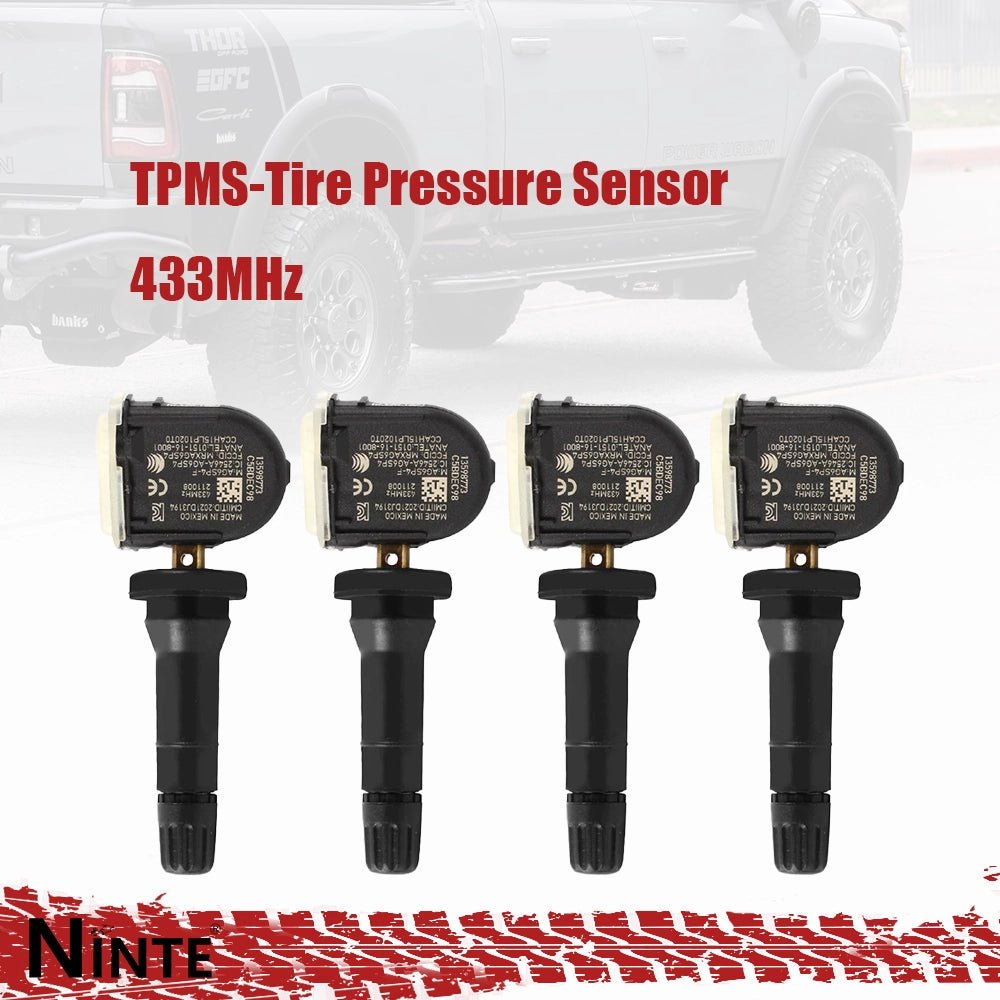 NINTE TPMS - Tire Pressure Monitoring Sensors 433MHz Set of 4 For 2016 - 2020 Chevy Trax - NINTE