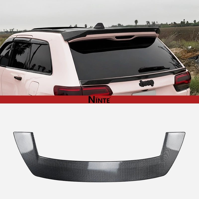 NINTE R Style Rear Roof Spoiler & Tailgate Mid Wing For 2013 - 2021 Jeep Grand Cherokee - NINTE