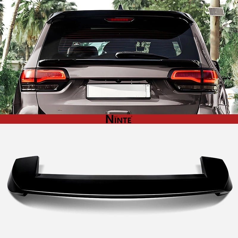 NINTE R Style Rear Roof Spoiler & Tailgate Mid Wing For 2013 - 2021 Jeep Grand Cherokee - NINTE