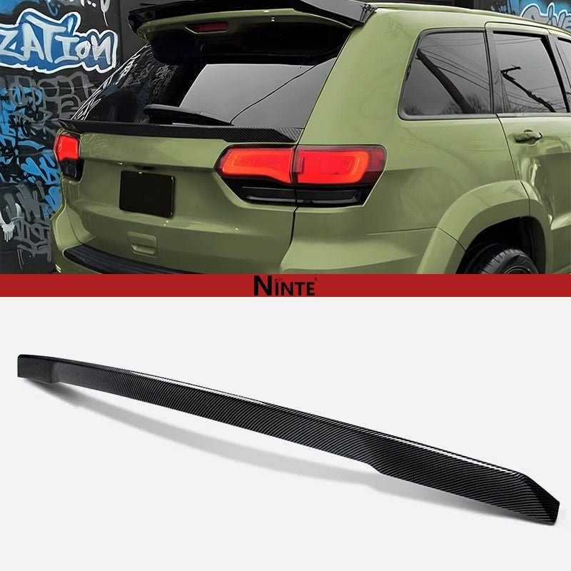 NINTE R Style Rear Roof Spoiler & Tailgate Mid Wing For 2013 - 2021 Jeep Grand Cherokee - NINTE
