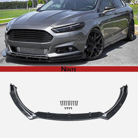 NINTE Front Lip For 2013 - 2016 Ford Fusion Mondeo Front Bumper Splitter - NINTE