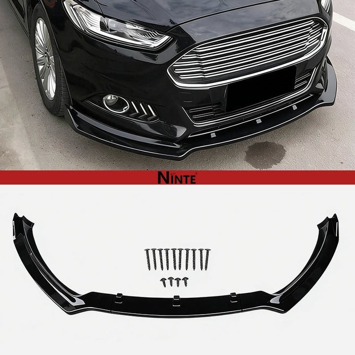 NINTE Front Lip For 2013 - 2016 Ford Fusion Mondeo Front Bumper Splitter - NINTE