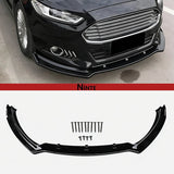 NINTE Front Lip For 2013-2016 Ford Fusion Mondeo Front Bumper Splitter