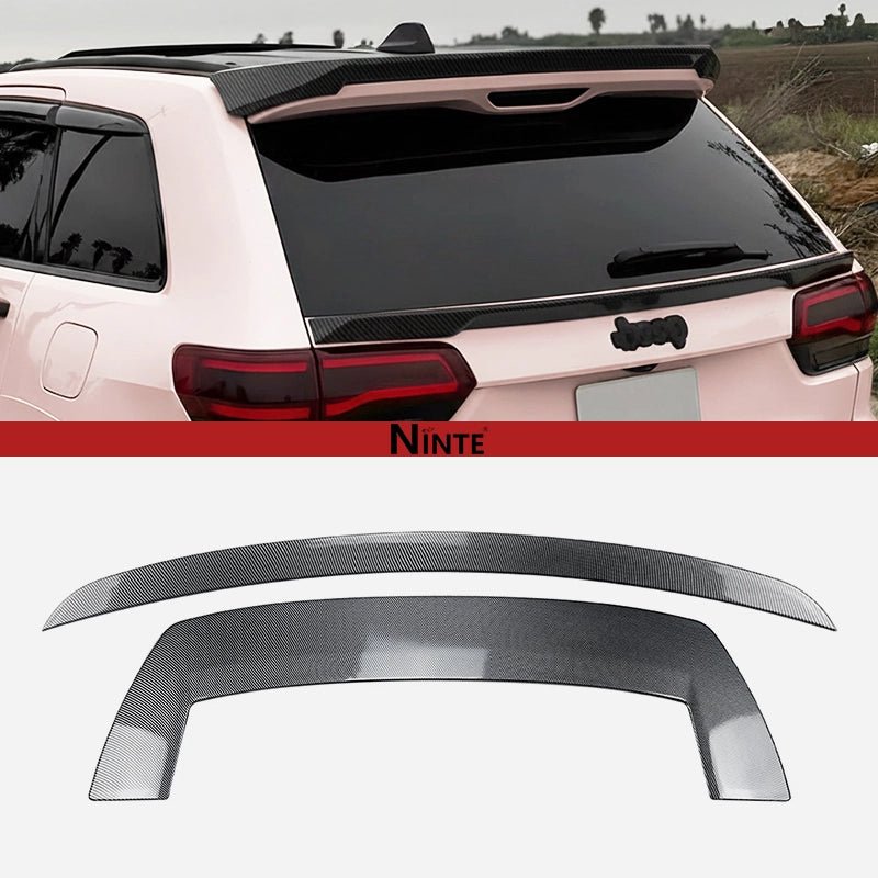 NINTE R Style Rear Roof Spoiler & Tailgate Mid Wing For 2013 - 2021 Jeep Grand Cherokee - NINTE