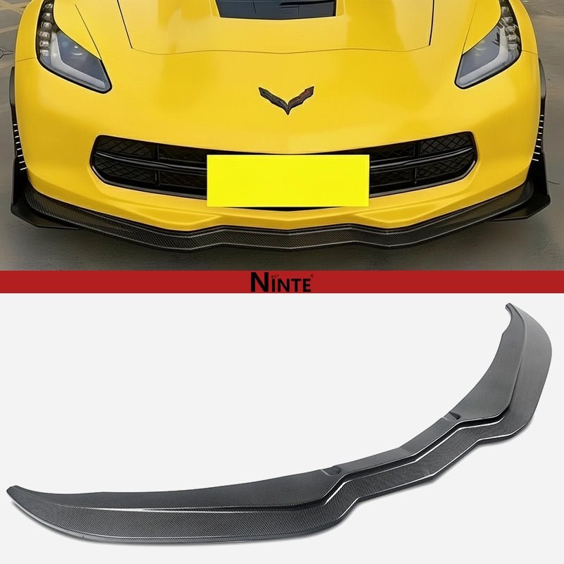 NINTE Front Bumper Lip For 2014 - 2019 Chevrolet Corvette C7 Stage 3 - NINTE