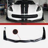 NINTE Front Bumper Lip For 2014-2019 Chevrolet Corvette C7  Stage 3