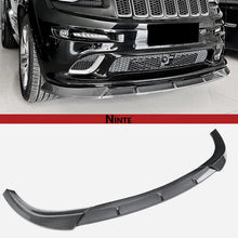Laden Sie das Bild in den Galerie-Viewer, NINTE Front Lip Spoiler For 2014 - 2021 Jeep Grand Cherokee SRT/2018 - 2021 Trackhawk Front Bumper Lip Spoiler Splitter Guard Bodykit Glossy Black ABS 3Pcs - NINTE