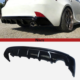 NINTE Rear Bumper For 2014 - 2016 Lexus IS250 IS350 IS200t Rear Diffuser Spoiler Splitter - NINTE