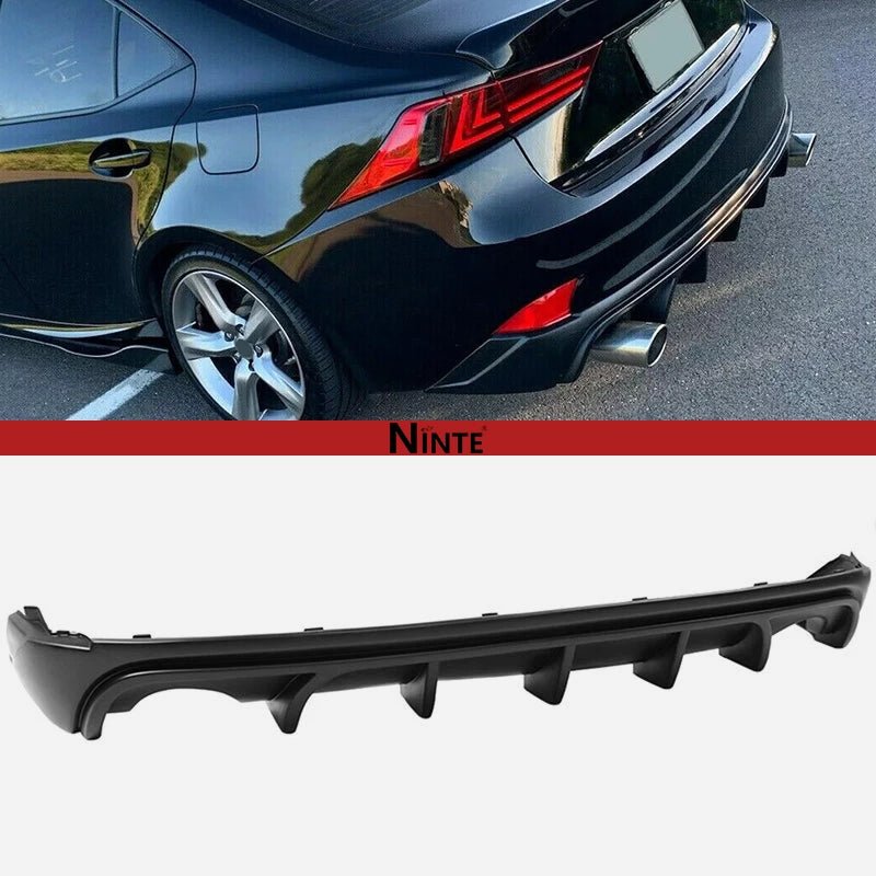 NINTE Design Shark Fin Rear Bumper For 2014-2016 Lexus IS250 IS350