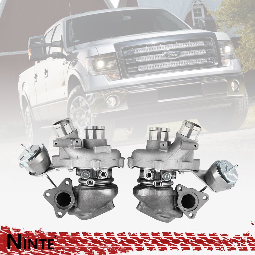 NINTE Left +Right Turbo PAIR For Ford F150 F - 150 V6 3.5L 2013 - 2016 Gas Turbocharger - NINTE