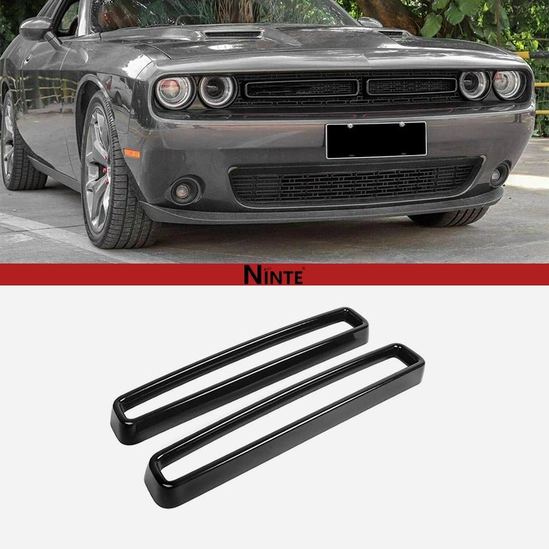 NINTE Front Grill Mesh Grille Inserts Trim Cover For 2015 - 2024 Dodge Challenger - NINTE