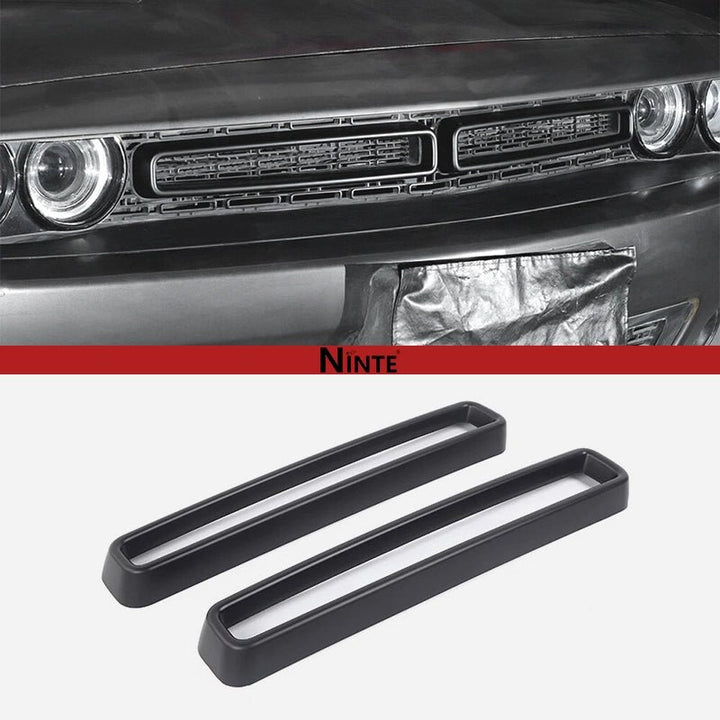 NINTE Front Grill Mesh Grille Inserts Trim Cover For 2015 - 2024 Dodge Challenger - NINTE