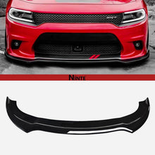 Cargar imagen en el visor de la galería, NINTE For 2015 - 2022 Dodge Charger SRT Front Bumper Lip Splitter 1 Solid Piece Style - NINTE