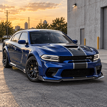 NINTE For 2015-2023 Dodge Charger SRT Scat Pack Front Lip Front Bumper Splitter ABS 3PCs - NINTE