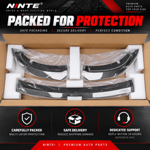 NINTE For 2015-2023 Dodge Charger SRT Scat Pack Front Lip Front Bumper Splitter ABS 3PCs - NINTE