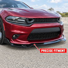 NINTE For 2015-2023 Dodge Charger SRT Scat Pack Front Lip Front Bumper Splitter ABS 3PCs - NINTE
