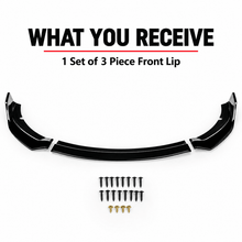 NINTE For 2015-2023 Dodge Charger SRT Scat Pack Front Lip Front Bumper Splitter ABS 3PCs - NINTE
