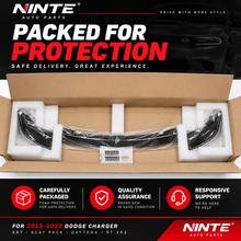 NINTE For 2015-2023 Dodge Charger SRT Scat Pack Front Lip Front Bumper Splitter ABS 3PCs - NINTE