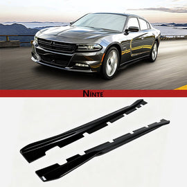 NINTE Side Skirts For Dodge Charger 2011 - 2023 SXT/2011 - 2018 SE RT SXT GT - NINTE