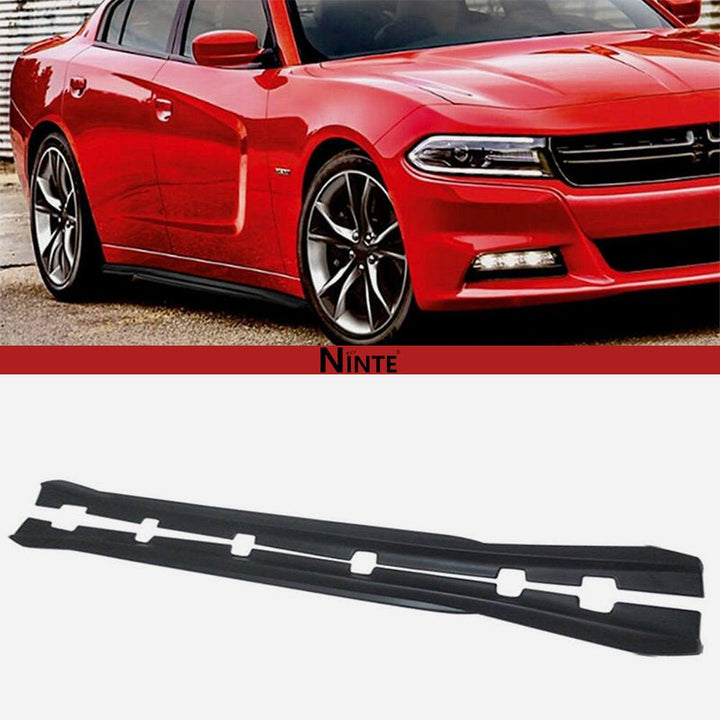 NINTE Side Skirts For Dodge Charger 2011 - 2023 SXT/2011 - 2018 SE RT SXT GT - NINTE