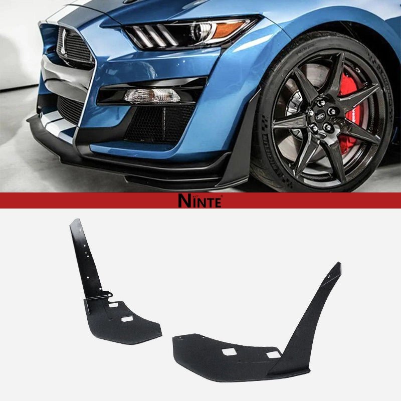 NINTE Front Bumper Corner Winglets For 2015 - 2021 Ford Mustang GT500 Style - NINTE