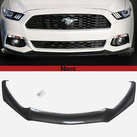 NINTE For 2015 - 2017 Ford Mustang Coupe 1 Piece Front Lip Front Bumper Lip Chin Splitter - NINTE