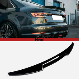 NINTE For 2017 - 2024 Audi A4 S4 B9 ABS Highkick M4 Style Rear Spoiler Trunk Spoiler Wing - NINTE