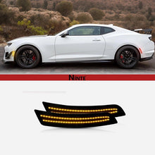 Load image into Gallery viewer, NINTE Smoked LED For 2016 - 2023 Chevy Camaro Front Rear Side Marker Lights - NINTE